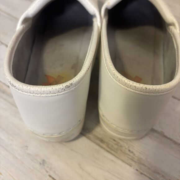 Dansko White Leather Professional Box Clogs Shoes Nursing Women’s 40/9.5-10 - Picture 14 of 14